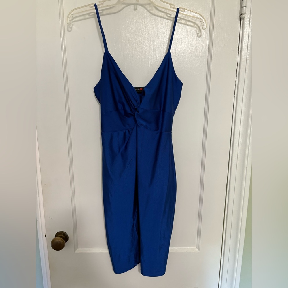 Absolutely Royal Blue Midi Dress